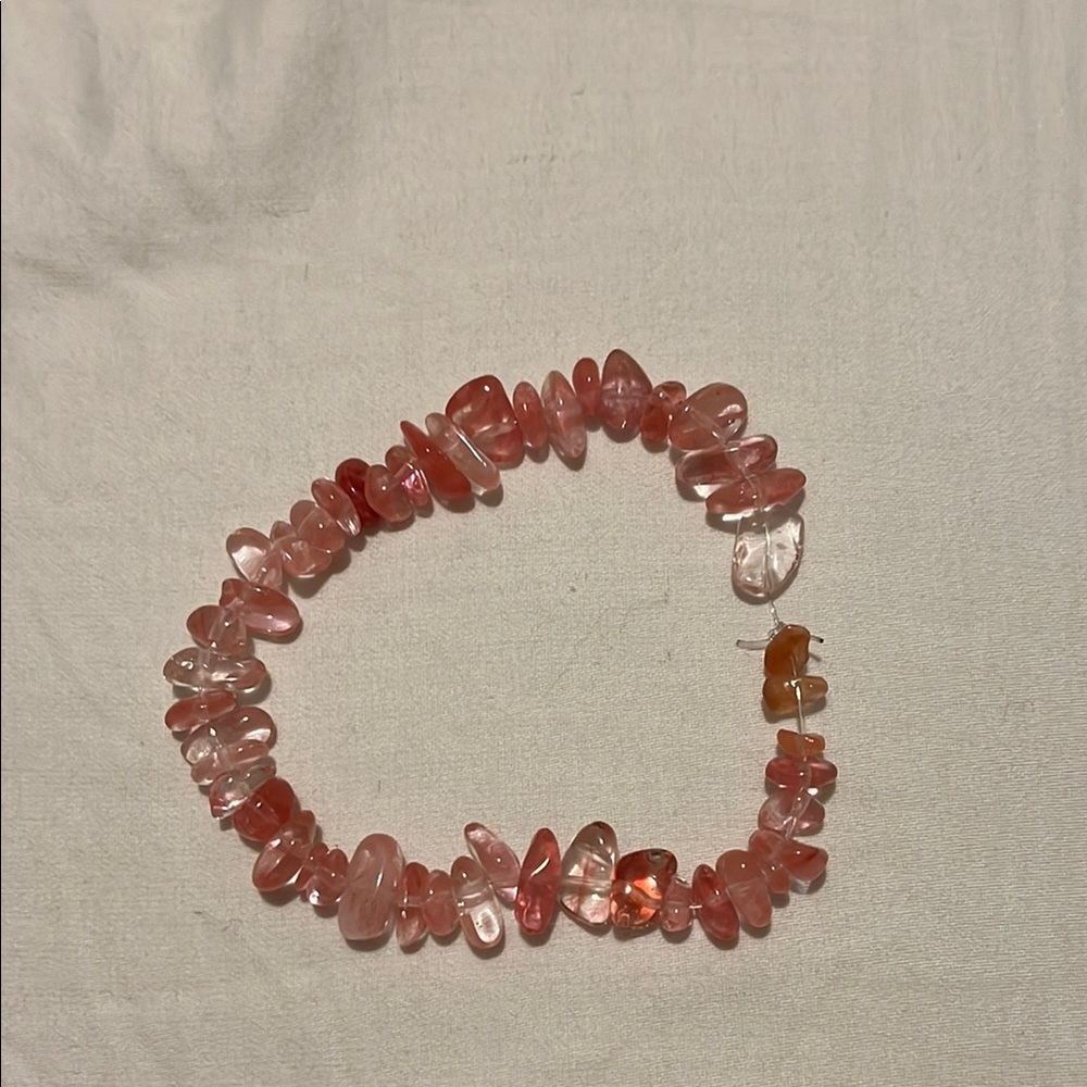 Pink Self Love bracelet/anklet